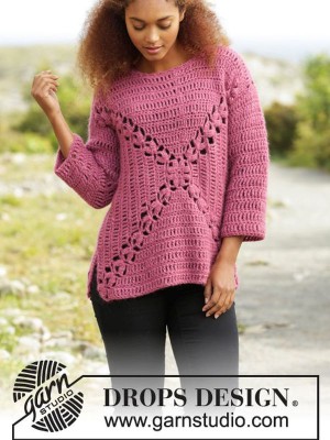 Autumn Rose Häkeln Pullover