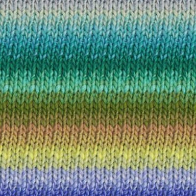 Noro Kureyon										 - 344 Jade, Sky, Green, Brown