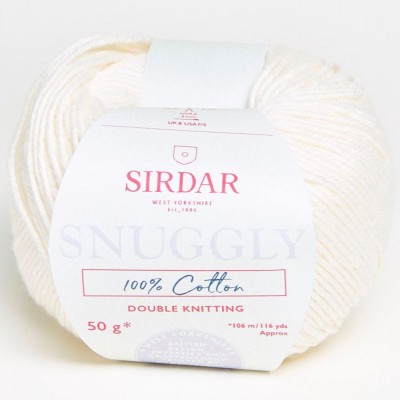 Sirdar Snuggly 100% Cotton										 - 761 Cream