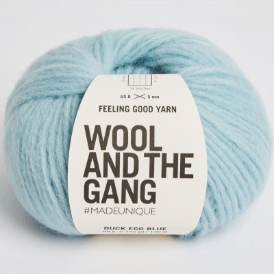 Wool and the Gang Feeling Good Yarn										 - Duck Egg Blue