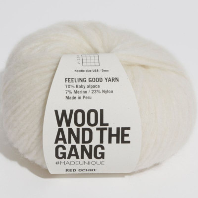 Wool and the Gang Feeling Good Yarn										 - Ivory White