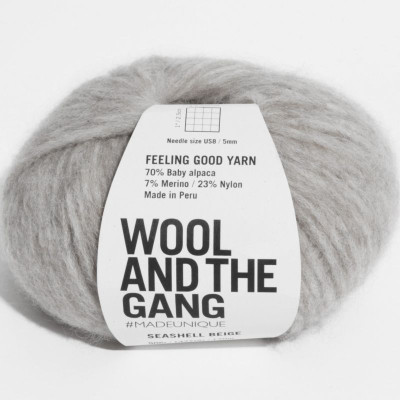 Wool and the Gang Feeling Good Yarn										 - Rocky Grey