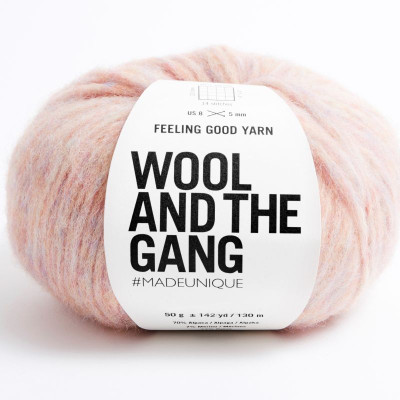 Wool and the Gang Feeling Good Yarn										 - Mineral Pink