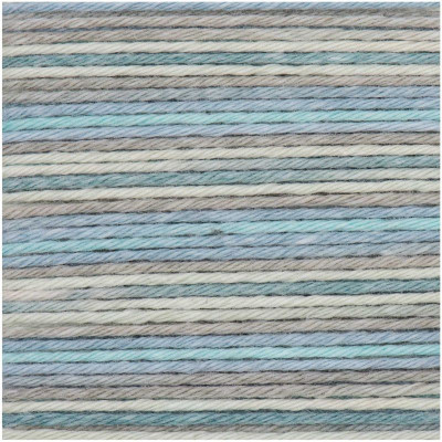 Rico Baby Cotton Soft Prints DK										 - 019 Grey-Turquoise