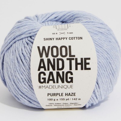 Wool and the Gang Shiny Happy Cotton										 - Purple Haze