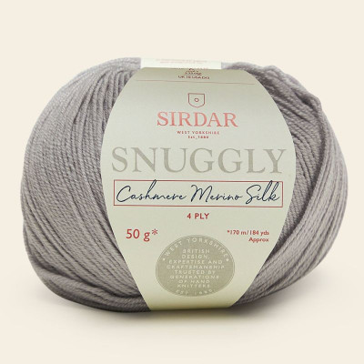 Sirdar Snuggly Cashmere Merino Silk 4 Ply										 - 306 Silvery Moon