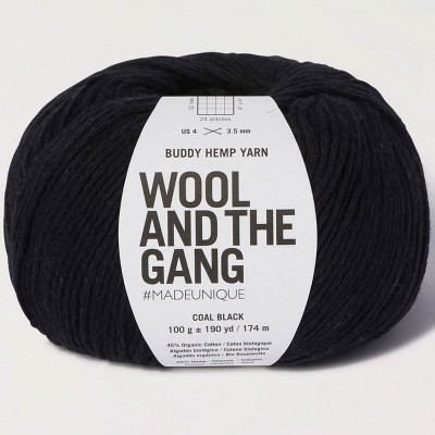 Wool and the Gang Buddy Hemp										 - 225 Coal Black