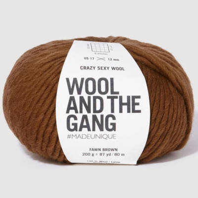 Wool and the Gang Crazy Sexy Wool										 - Fawn Brown