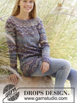 DROPS At Sundown Pullover - Deutschsprachige Anleitung