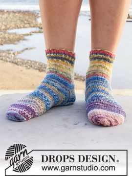 DROPS Festival Socken - Deutschsprachige Anleitung