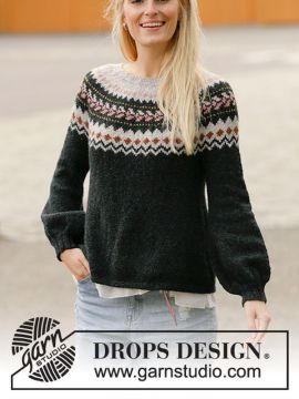 DROPS After Midnight Pullover - Deutschsprachige Anleitung