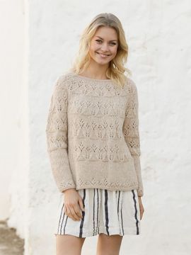 DROPS Birch Woods Pullover - Deutschsprachige Anleitung