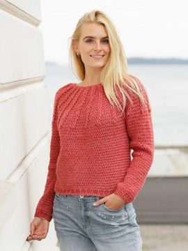 DROPS Blushing Embers Pullover - Deutschsprachige Anleitung