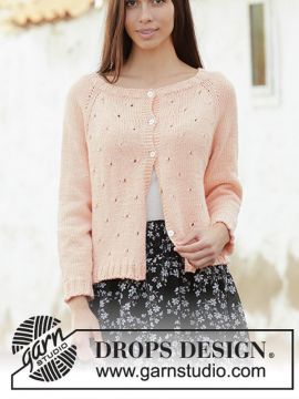 DROPS Awakening Spring Strickjacke - Deutschsprachige Anleitung