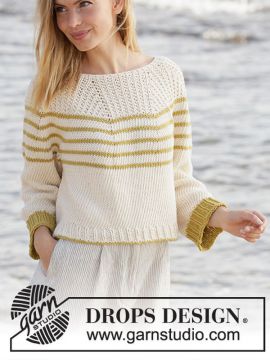 DROPS Breaking Sunlight Pullover - Deutschsprachige Anleitung