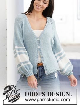 DROPS Hamptons Holiday Strickjacke - Deutschsprachige Anleitung