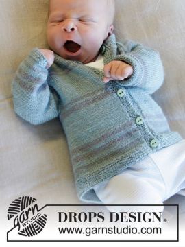 DROPS Little Brother Babystrickjacke - Deutschsprachige Anleitung