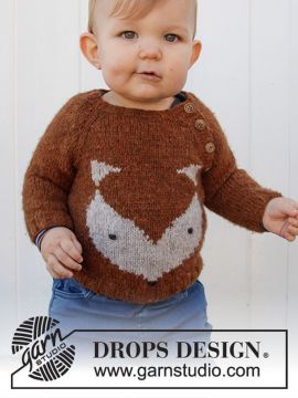 DROPS Little Fox Pulli für Babys und Kinder - Deutschsprachige Anleitung