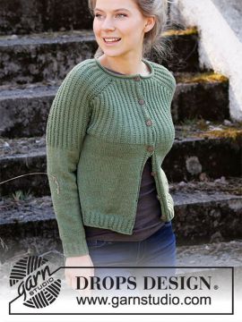 DROPS Lucky Clover Strickjacke - Deutschsprachige Anleitung