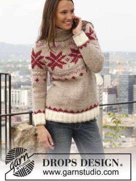 DROPS Russian Winter Pullover - Deutschsprachige Anleitung