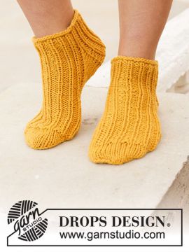 DROPS Sun Spun Socken - Deutschsprachige Anleitung