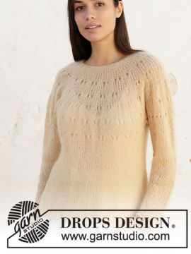 DROPS Vanilla Cloud Pullover - Deutschsprachige Anleitung