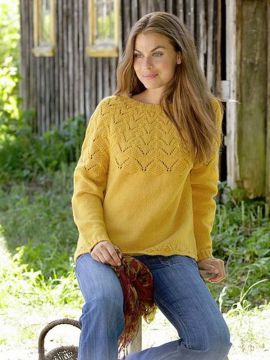 DROPS Golden Fairy Pullover - Deutschsprachige Anleitung