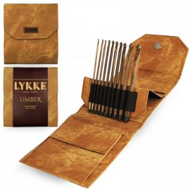 LYKKE Häkelnadel-Set Umber