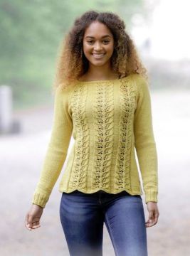 DROPS Lemon Parfait Pullover - Deutschsprachige Anleitung