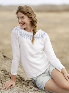 DROPS Nordic Summer Pullover - Deutschsprachige Anleitung