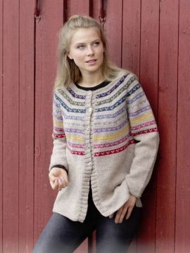 DROPS Rainbow Hugs Strickjacke - Deutschsprachige Anleitung