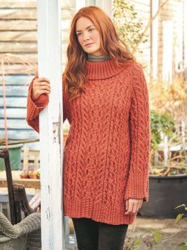 Rowan Retro Longpullover - Deutschsprachige Anleitung