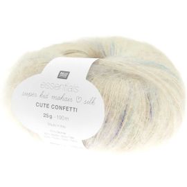 Rico Essentials Super Kid Mohair Loves Silk Cute Confetti