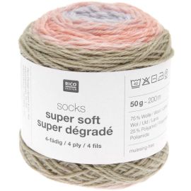 Rico Socks Super Soft Super Degrade 4 Ply