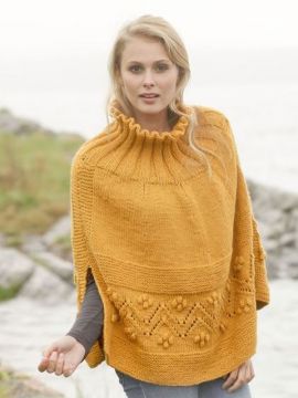 DROPS Saffron Poncho - Deutschsprachige Anleitung