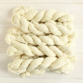 Undyed DK Superwash Merino Multi Mini Skeins 5 x 20g