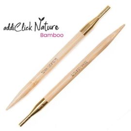 addiClick Nature Bamboo Knitting Needle Tips Bamboo-Spitzen