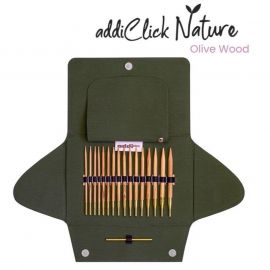 addi Click Nature Olivenholz Etui