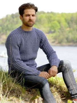 DROPS Twin River Herren Pullover - Deutschsprachige Anleitung