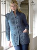 King Cole 3207 Jacket & Sweater in Merino DK