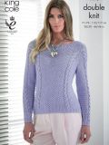 King Cole 4173 Ladies Sweater & Cardigan