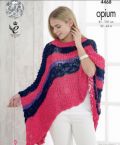 King Cole 4468 Cape and Stripe Poncho