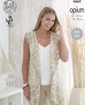 King Cole 4469 Cardigan and Waistcoat