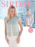 Sirdar 8123 Lace Detail Cardigans