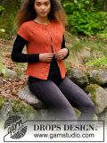 Autumn Vines Kurtzarm Strickjacke