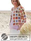 Summer Patchwork Häkeln Strickjacke