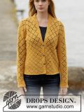 Vintage Honeycomb Häkeln Strickjacke