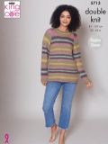 King Cole 5713 Raglan Sweater and Cardigan