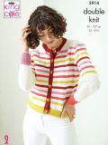 King Cole 5914 Striped Jumper and Cardigan