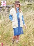 King Cole 5962 Aran Cardigan and Waistcoat